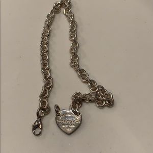 Return to Tiffany heart tag choker necklace